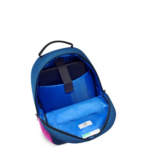 خرید کوله پشتی دلسی فابریکا راند بنتون رنگ آبی چمدان ایران -   FABRICA ROUND BACKPACK DELSEY PARIS 376661012 chamedaniran 5